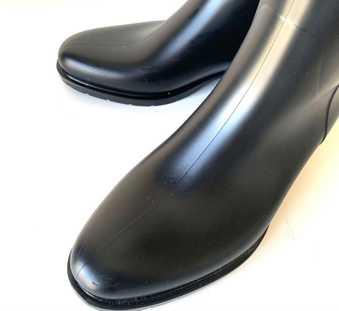 [美品]レインブーツ　FABIO RUSCONI [38] レザー　イタリア製