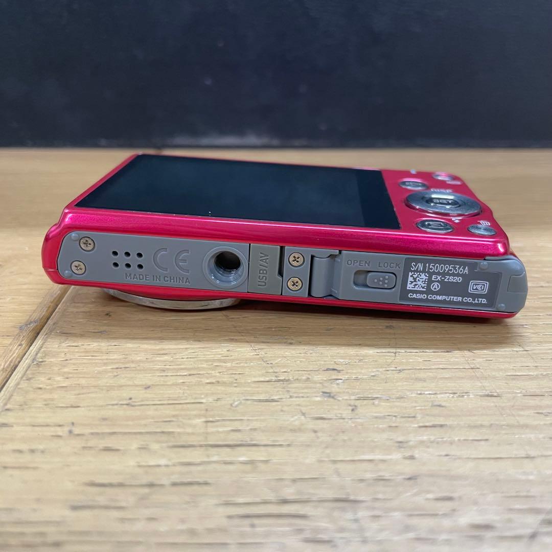 動作品 Casio Exilim EX-ZS20 コンパクトデジタルカメラ