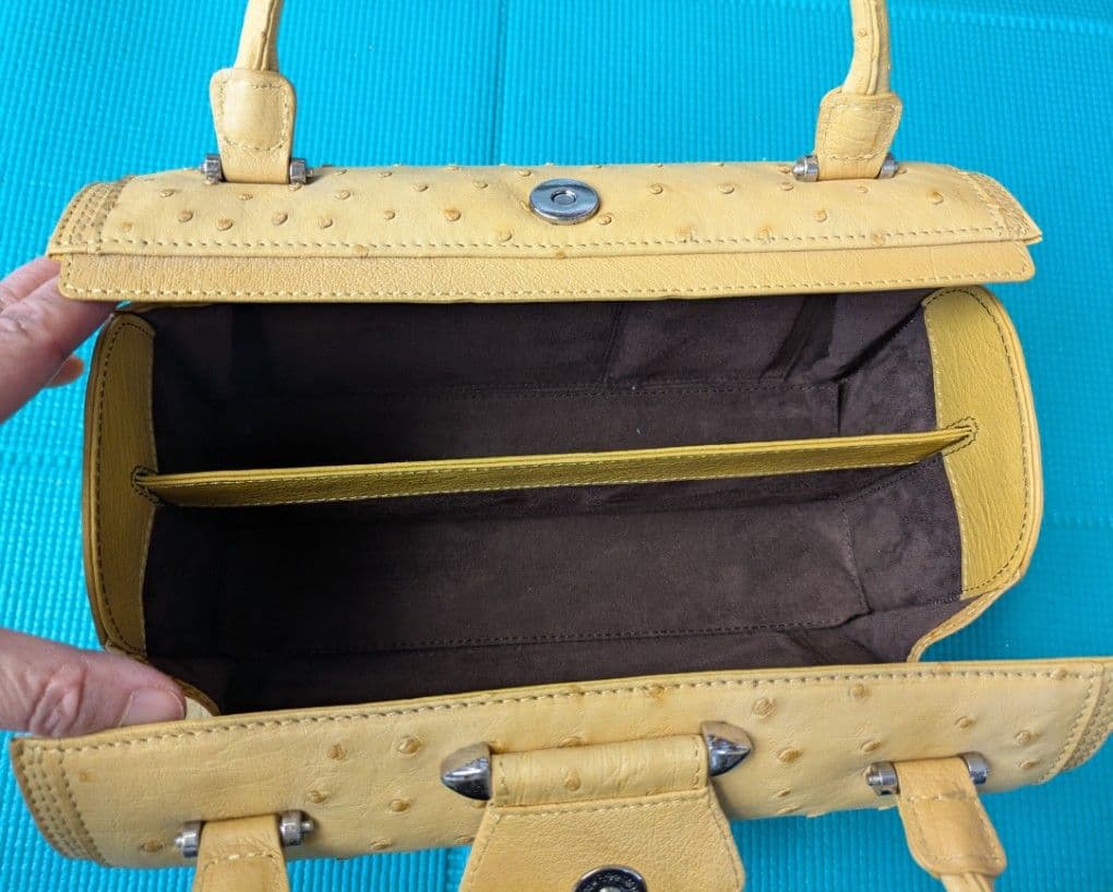 希少!!オーストリッチ★ハンドバッグ未使用