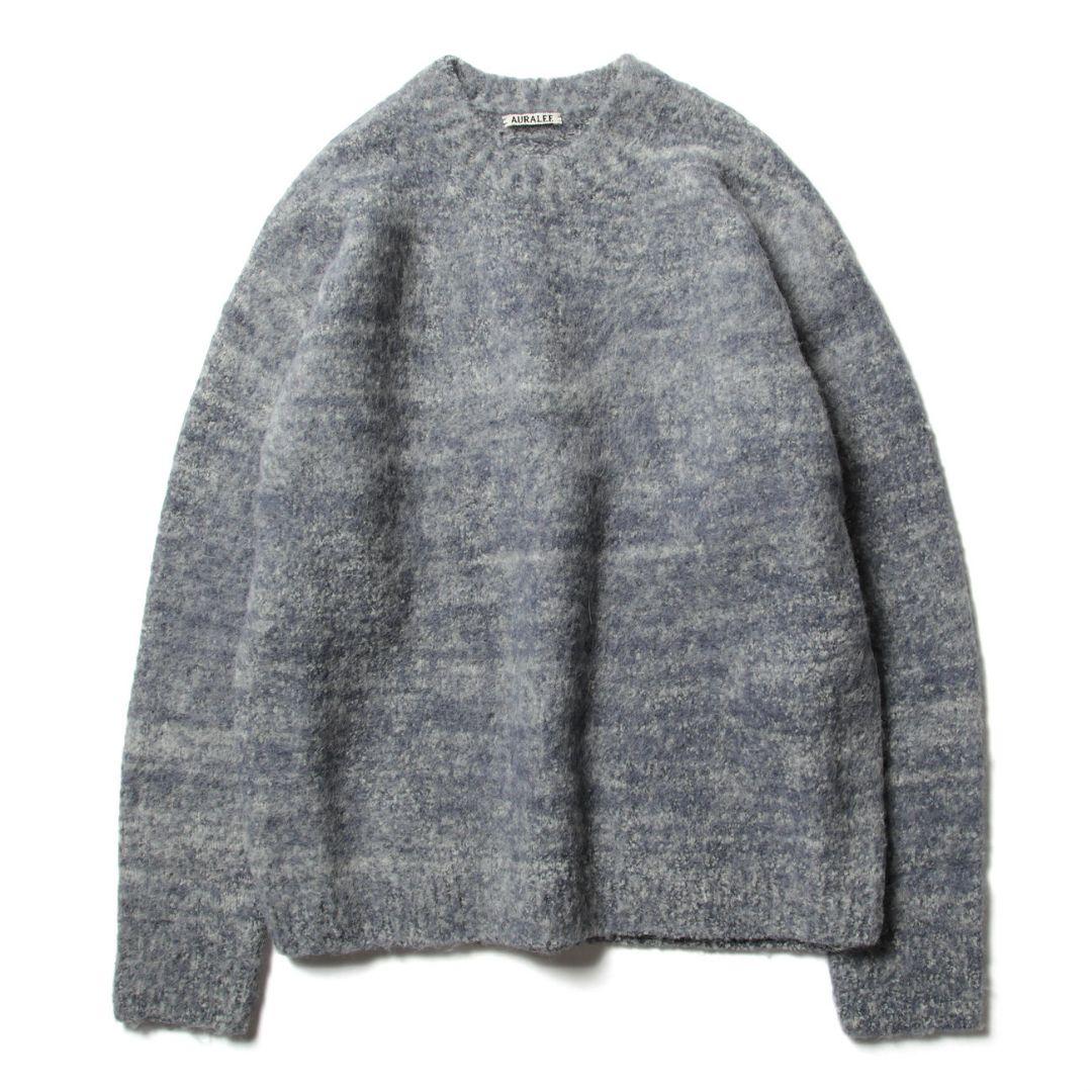 トップス AURALEE WOOL ALPACA FELT KNIT