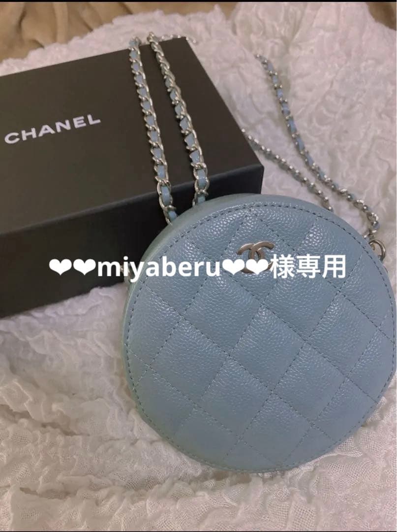 CHANEL シャネル 丸型バッグ チェーンショルダー