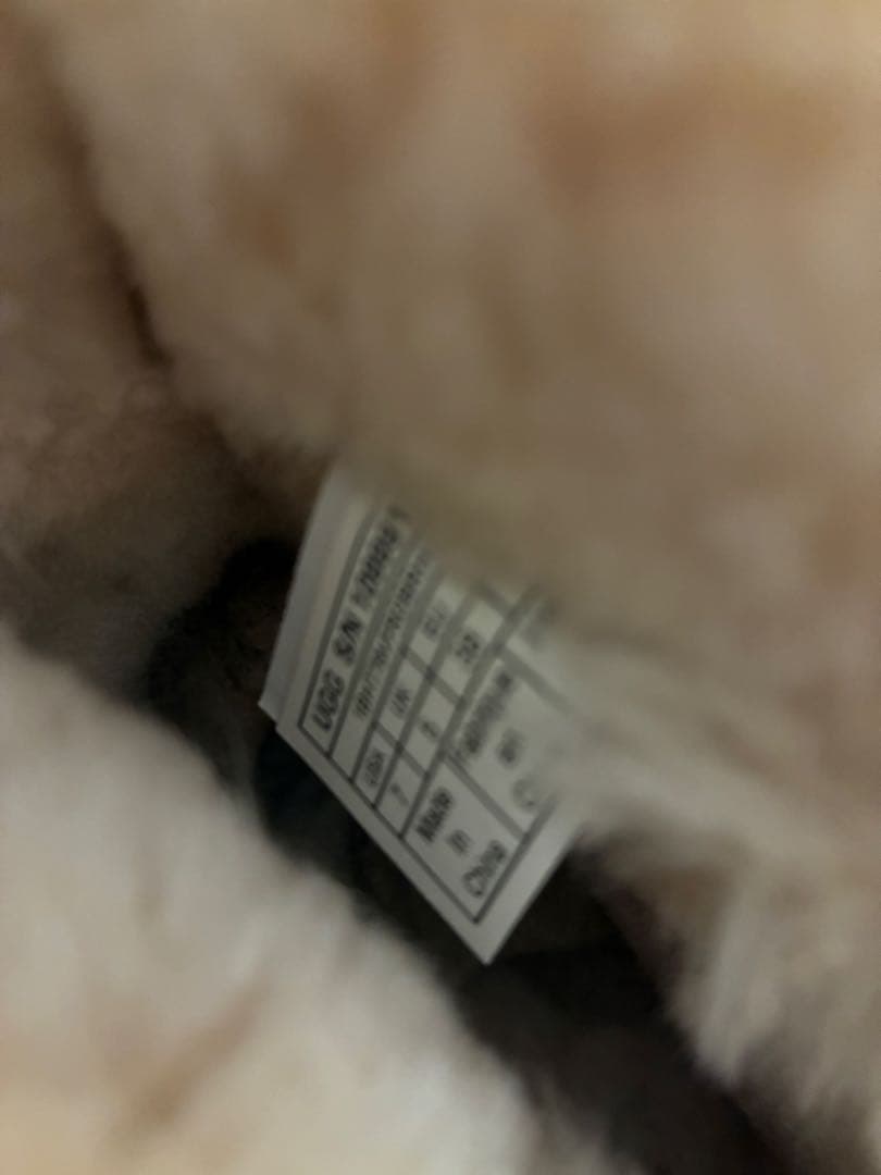 UGG ベージュ ムートンブーツ サイズ7
