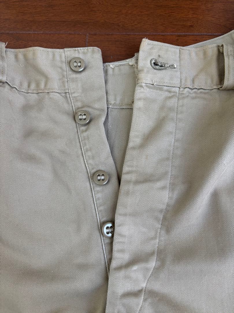 最終値下げ40s US ARMY M45 KHAKI チノトラウザー