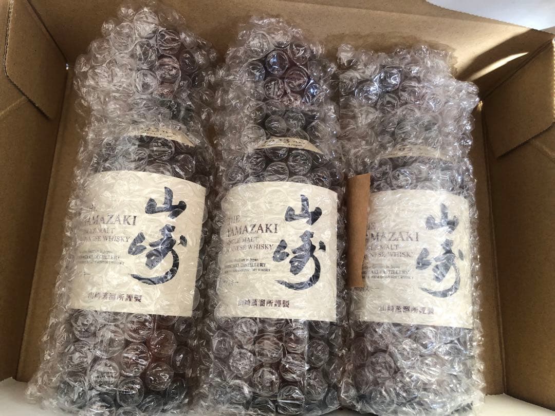 サントリー山崎ウイスキーミニボトル　180ml 3本