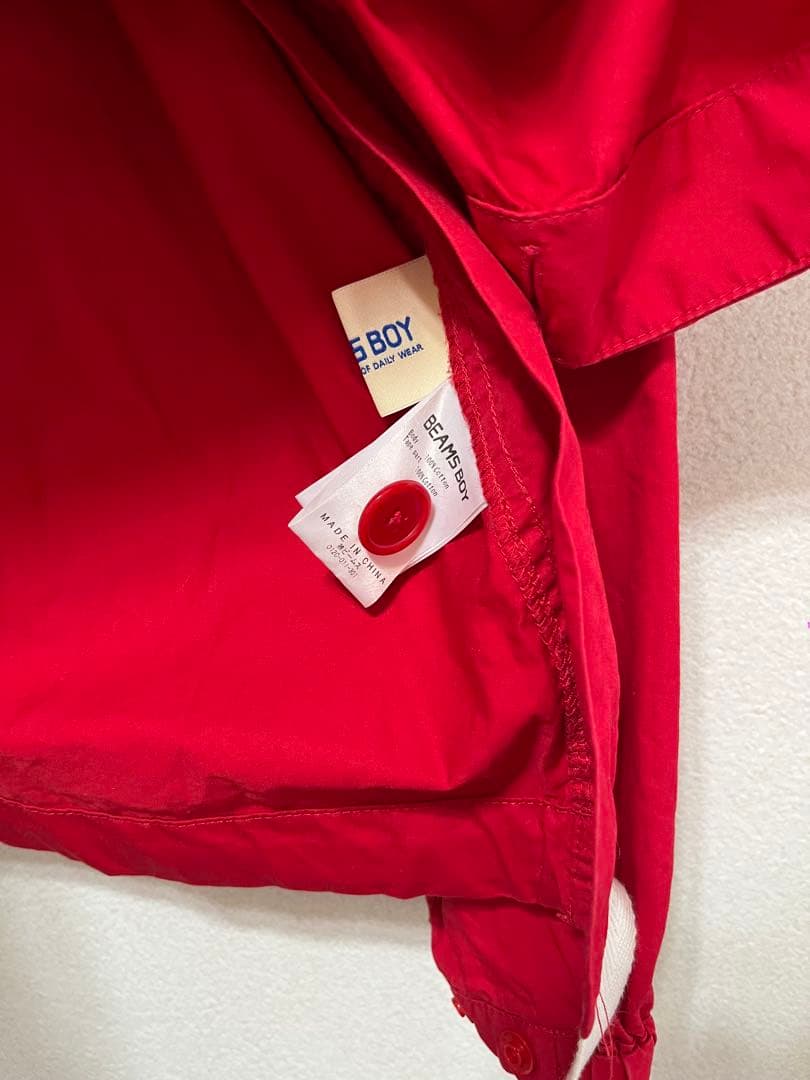 【BEAMS BOY】サイドボタン コットン アノラックパーカー