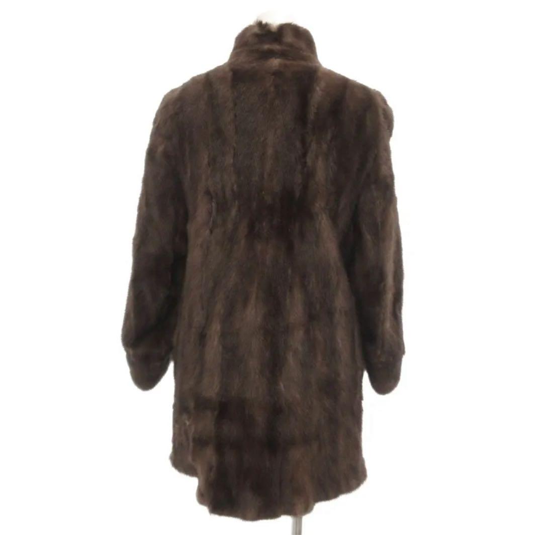 GRISER 毛皮 ブルーアイリスミンク ミドル ファーコート 毛皮 コート