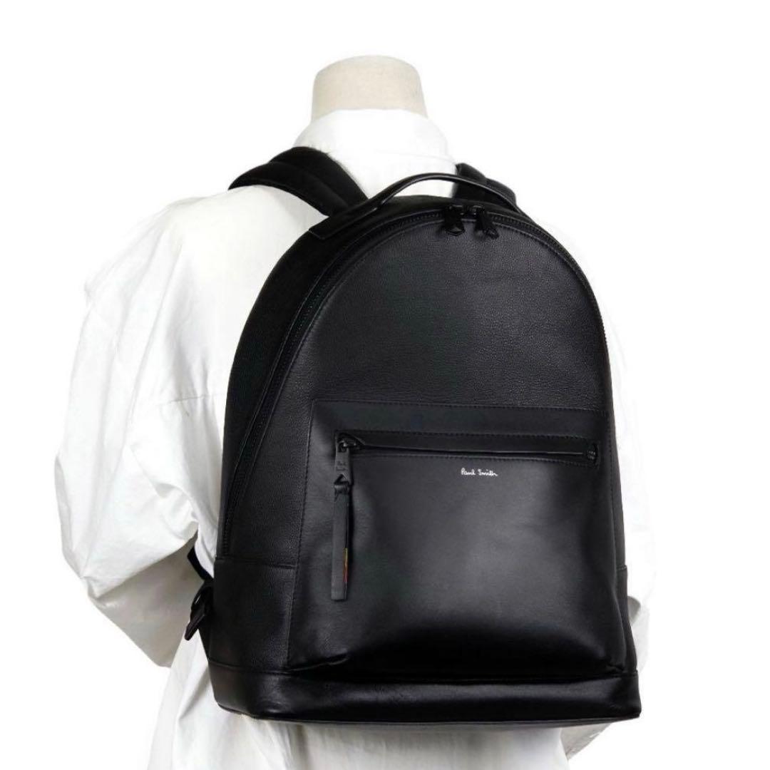 ポールスミス Paul Smith 本革 レザーリュック ブラック 正規品