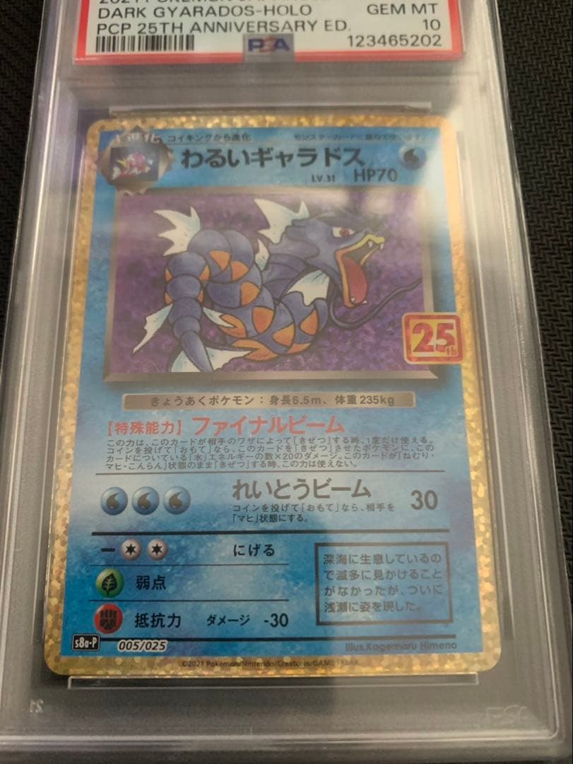 わるいギャラドス 25th 005/025 【psa10】