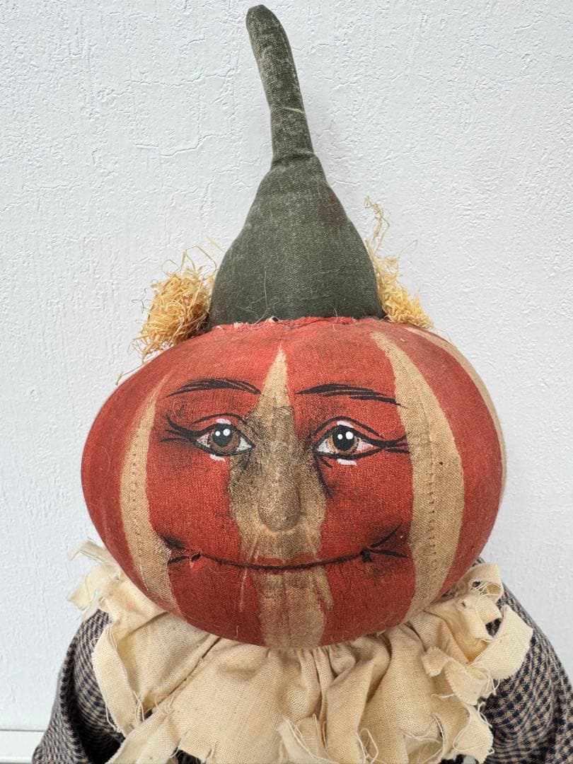 ハロウィン パンプキン ドール かぼちゃ人形 全長67cm