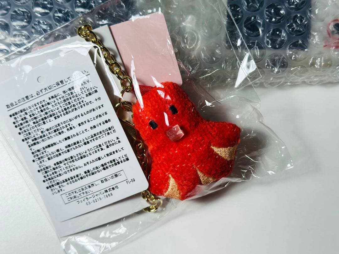 フェイラー　タコさんウィンナー型チャーム　オムスビコロリン　ノベルティ　保冷剤