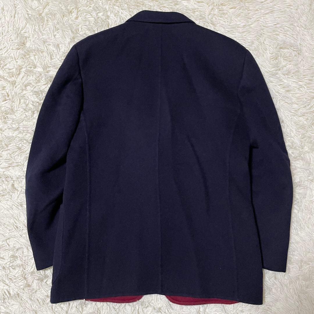 【美品】HERNO ヘルノ テーラードジャケット イタリア製 ネイビー 48