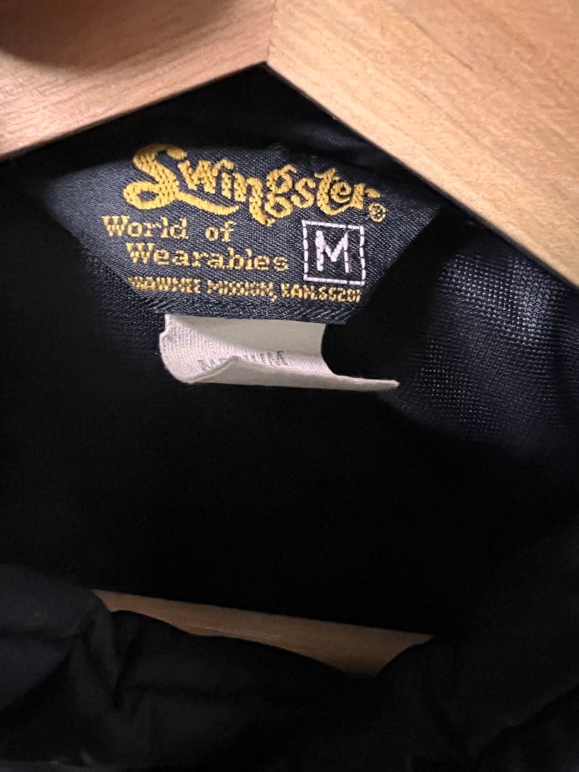 黒★70s USA製 swingstar レーシングベスト M ジャケット