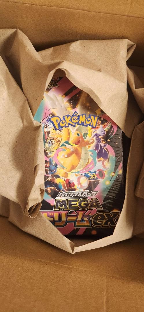 ポケモンカードゲーム　MEGAドリームexシュリンク付きBOX