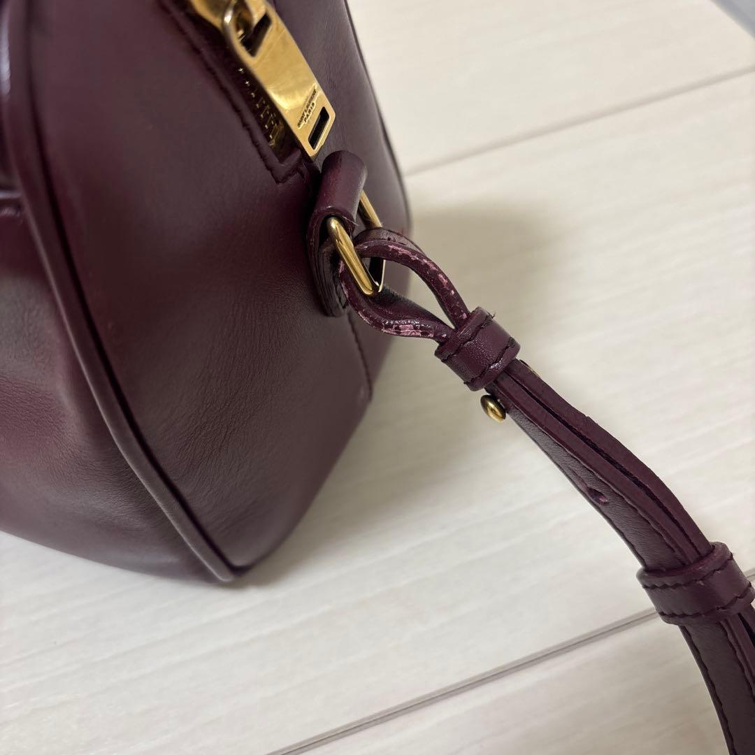 ベイビーダッフル SAINTLAURENT ワインレッド