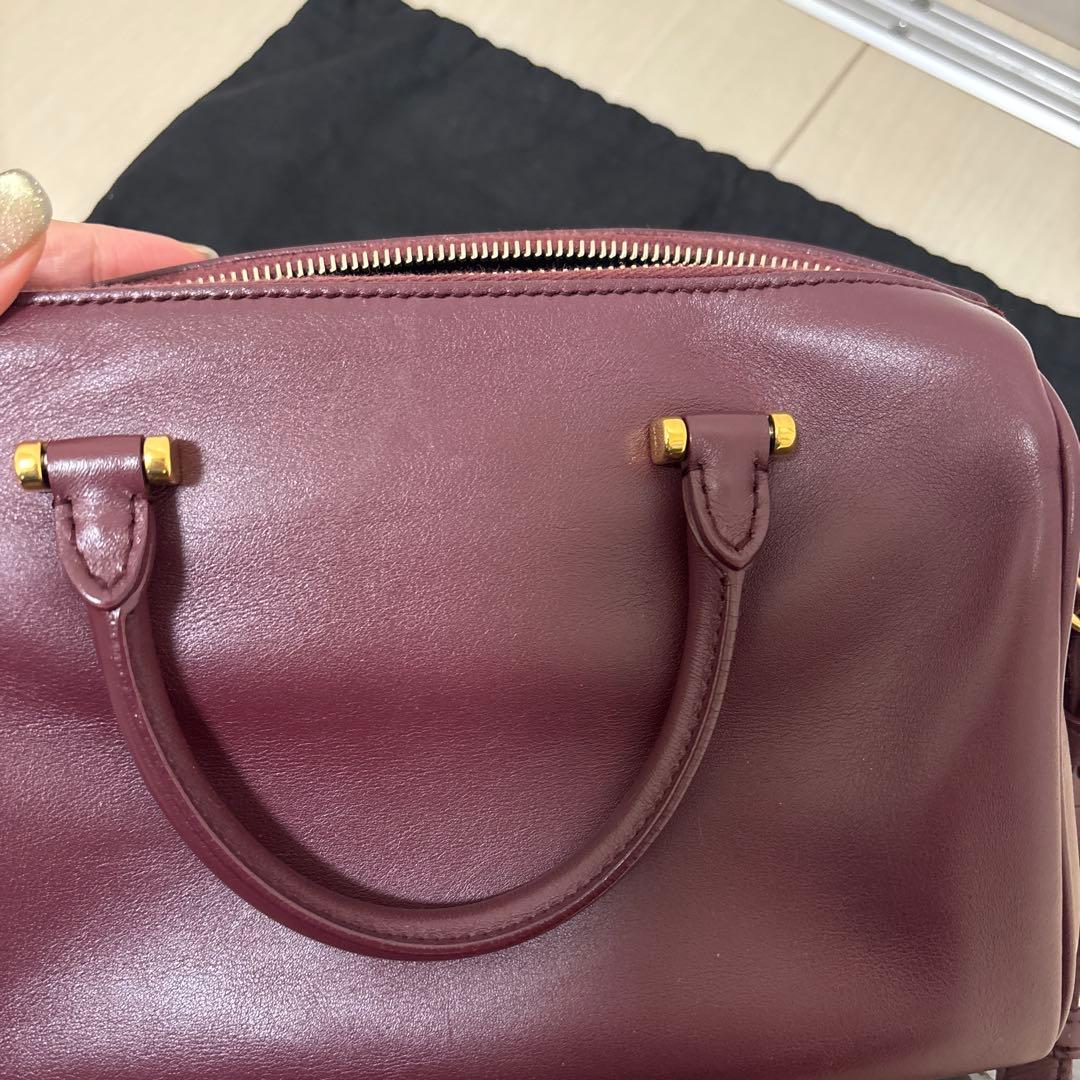 ベイビーダッフル SAINTLAURENT ワインレッド