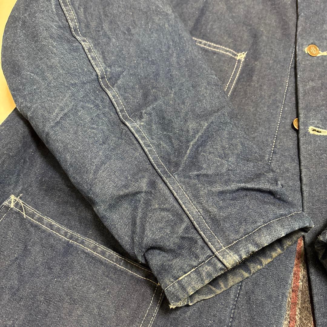 ディッキーズ　デニムカバーオール ブランケット