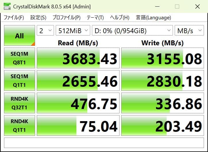 内蔵型SSD Kingston 1TB NVMe SSD