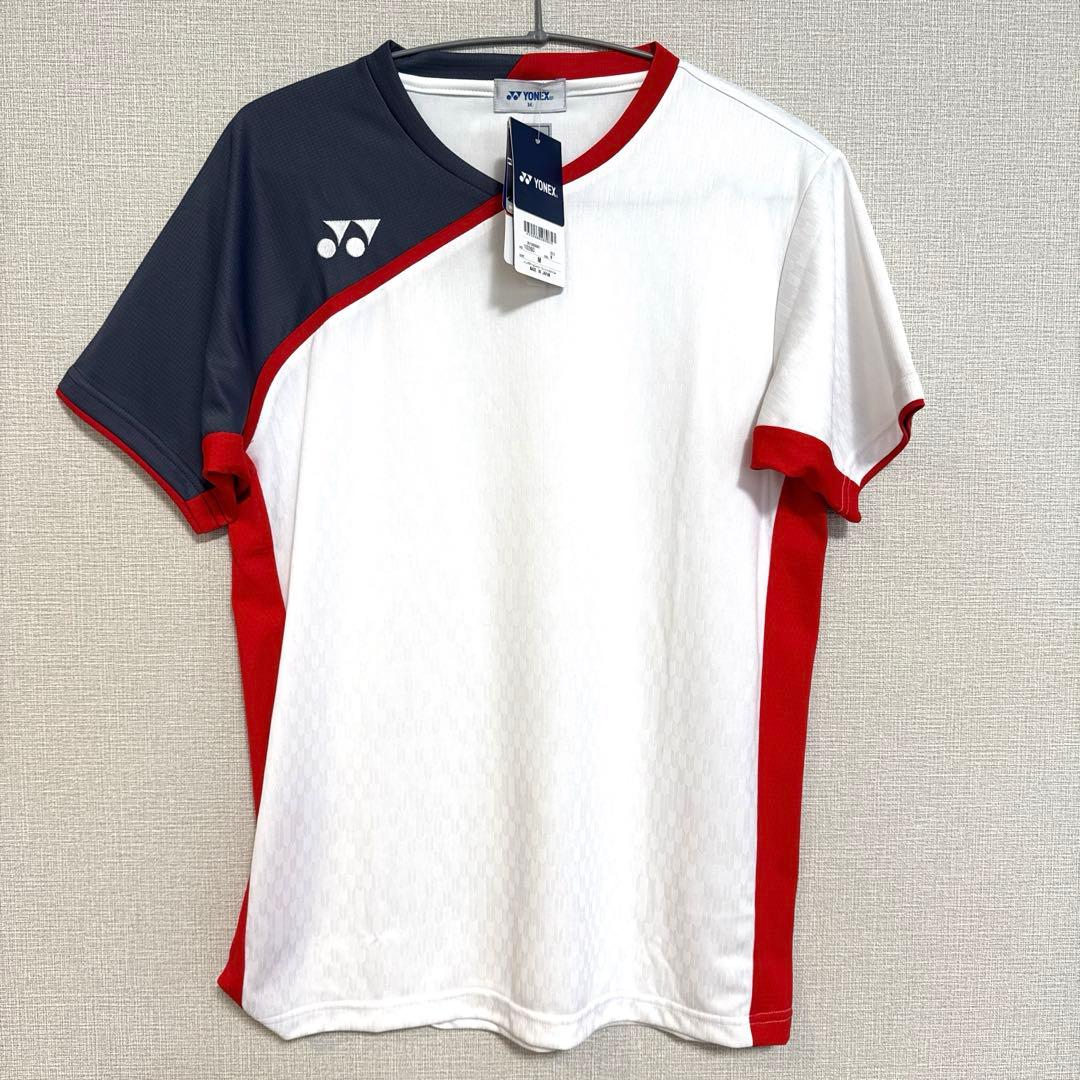 新品タグ付き　YONEX バドミントンゲームシャツ ユニMサイズ