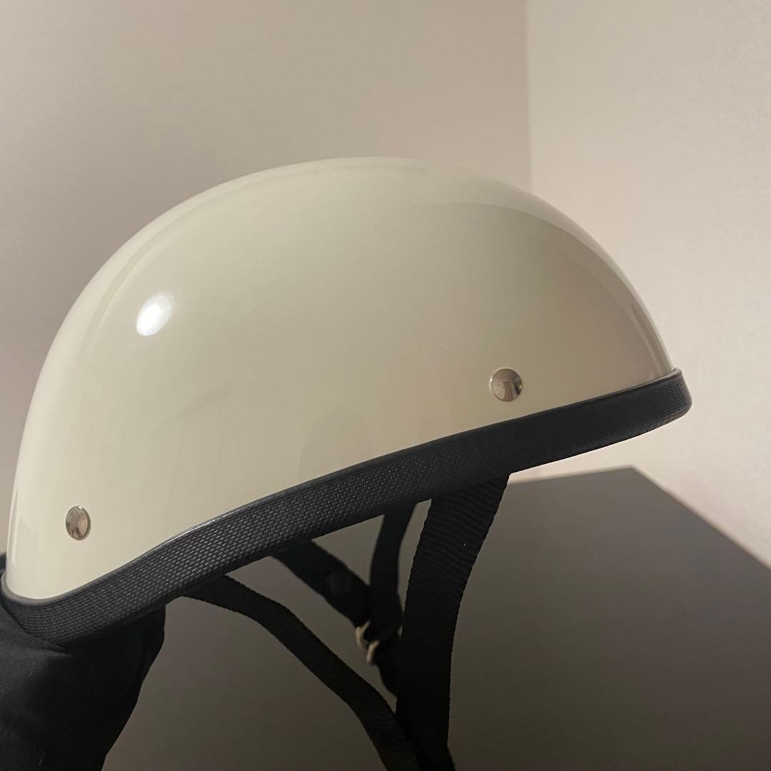 【美品】TT&CO USAイーグル　ヘルメット　アイボリー　M/L インテリア用