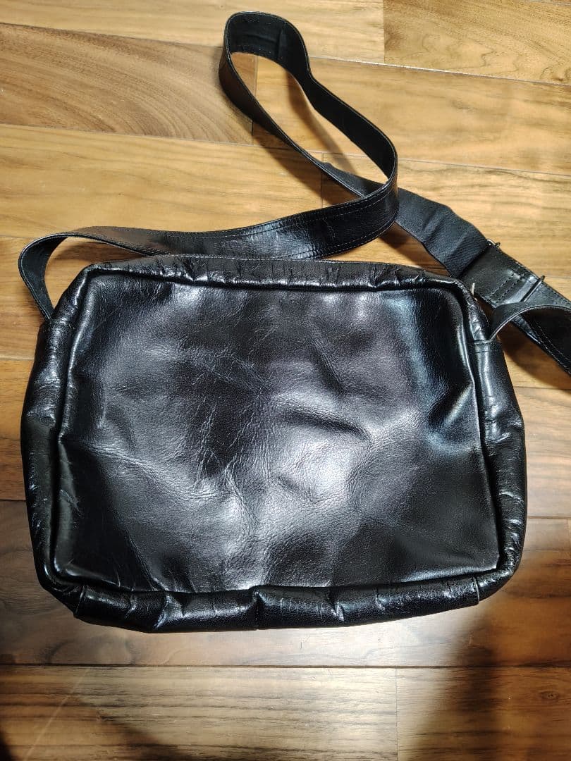 【希少】PORTER ショルダーバッグ ブラック レザー 廃盤