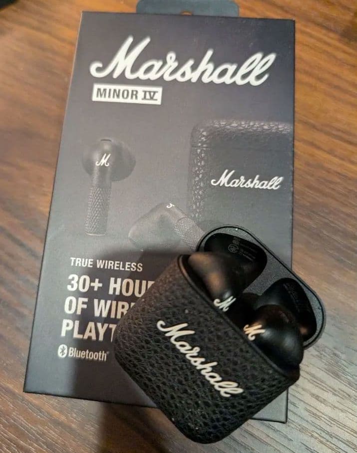 【本日限定】Marshall Minor IV Bluetoothイヤホン
