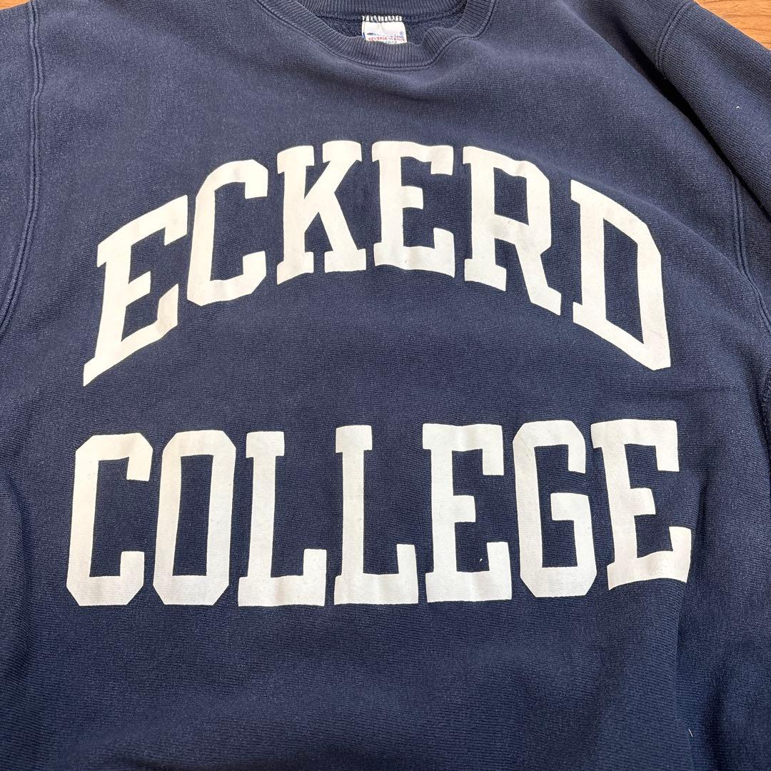 し*お様 90s チャンピオン　リバースウィーブ　XL ネイビー