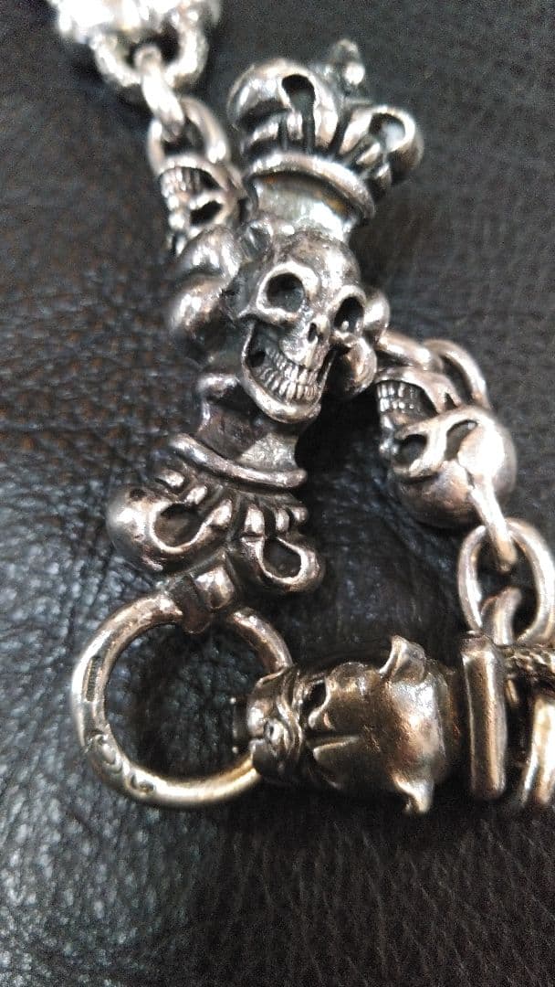 シルバー925 ガボール タイプ ウォレットチェーン ハンガーチェーン 160g