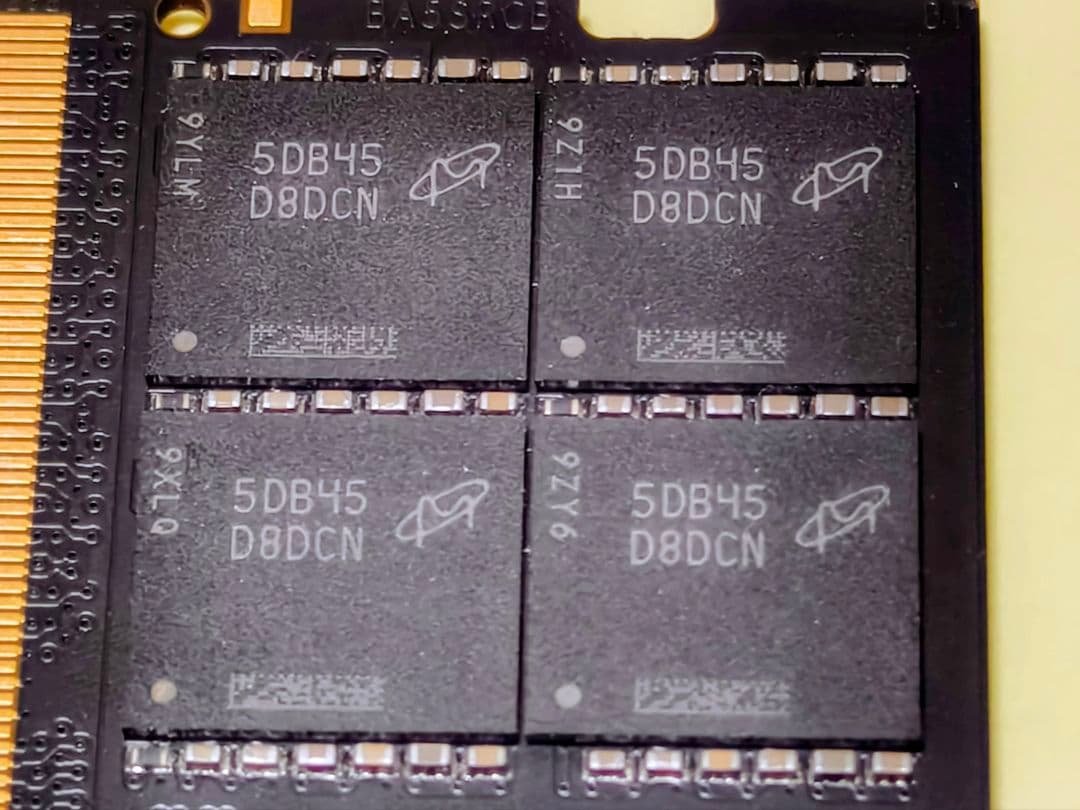 メモリー Micron DDR5 SODIMM 5600Mhz 96GB