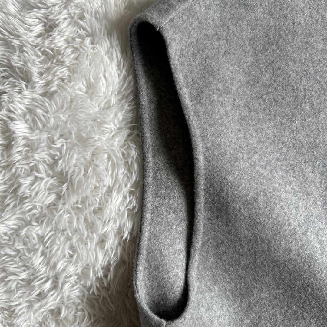 【美品】23区 ウールリバー ジレ　グレー