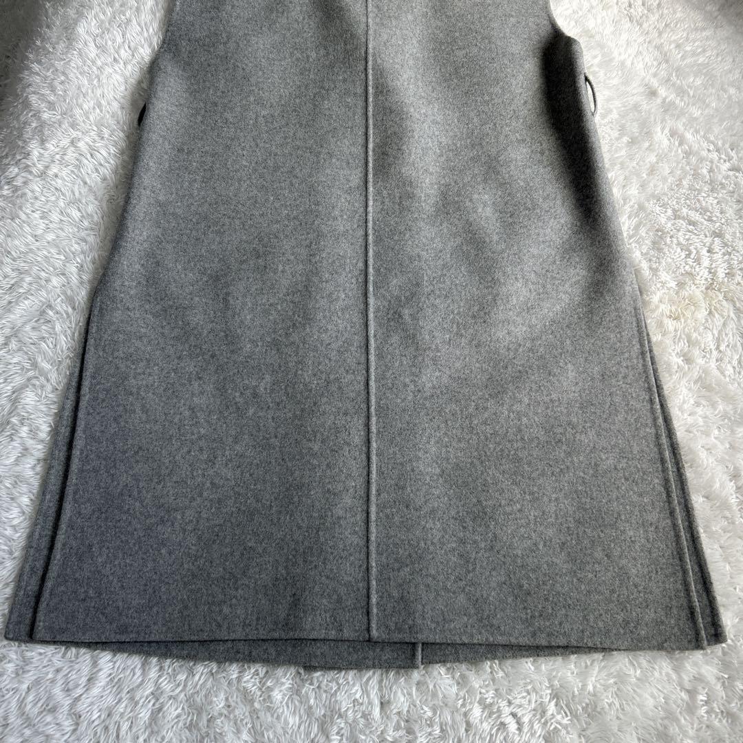 【美品】23区 ウールリバー ジレ　グレー