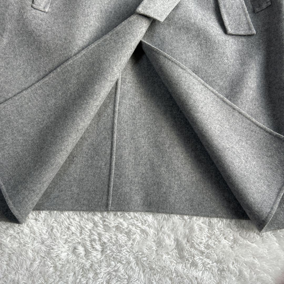 【美品】23区 ウールリバー ジレ　グレー