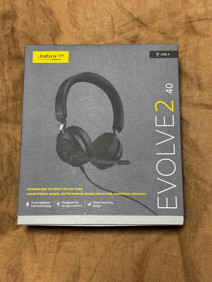 クローバーJabra Evolve2 40 USB-A 有線ヘッドセット
