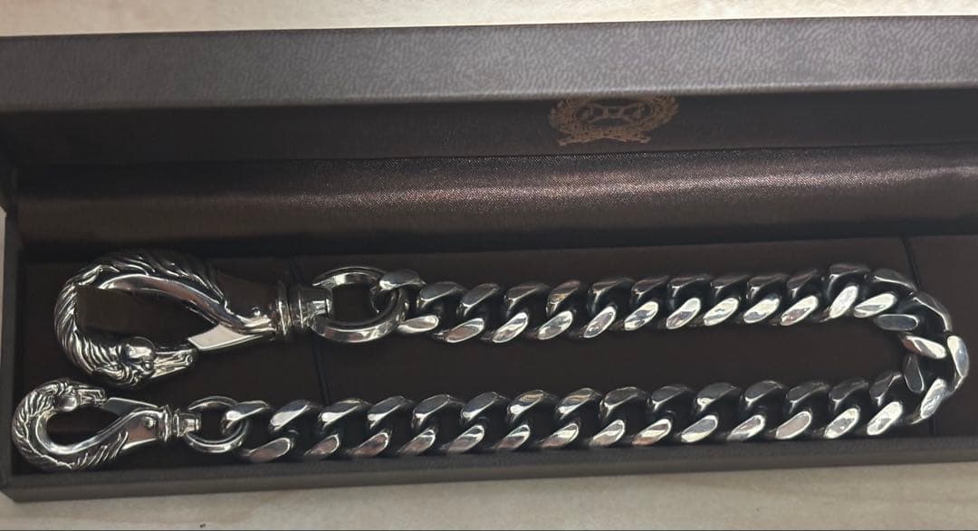 【新品】PEANUTS&CO ピーナッツカンパニー ウォレットチェーン シルバー