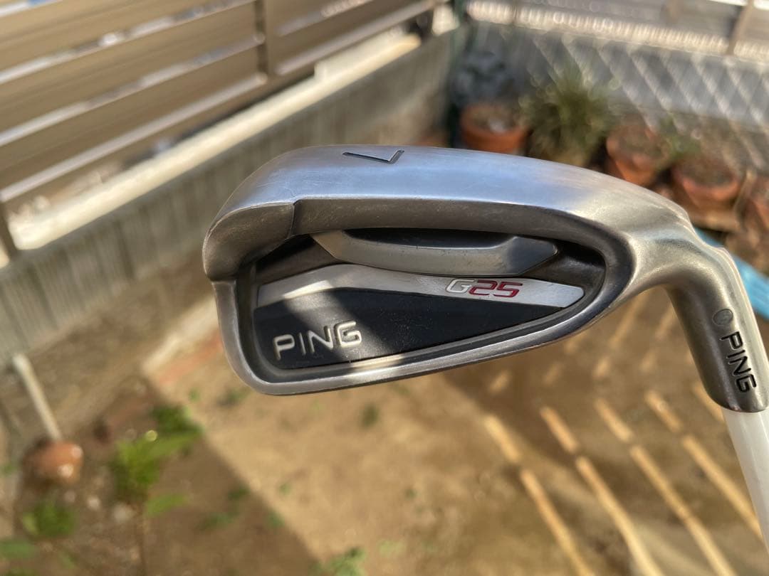 PING G25アイアンセット 6本セット （カーボン） ライ角シルバー