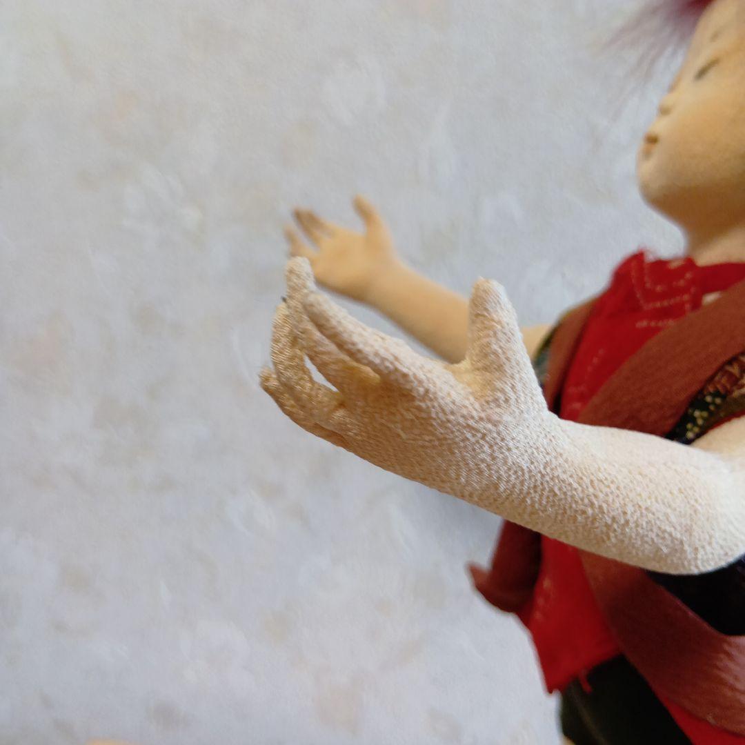 人形 「生きとし生けるもの」創作人形 布貼りハンドメイド