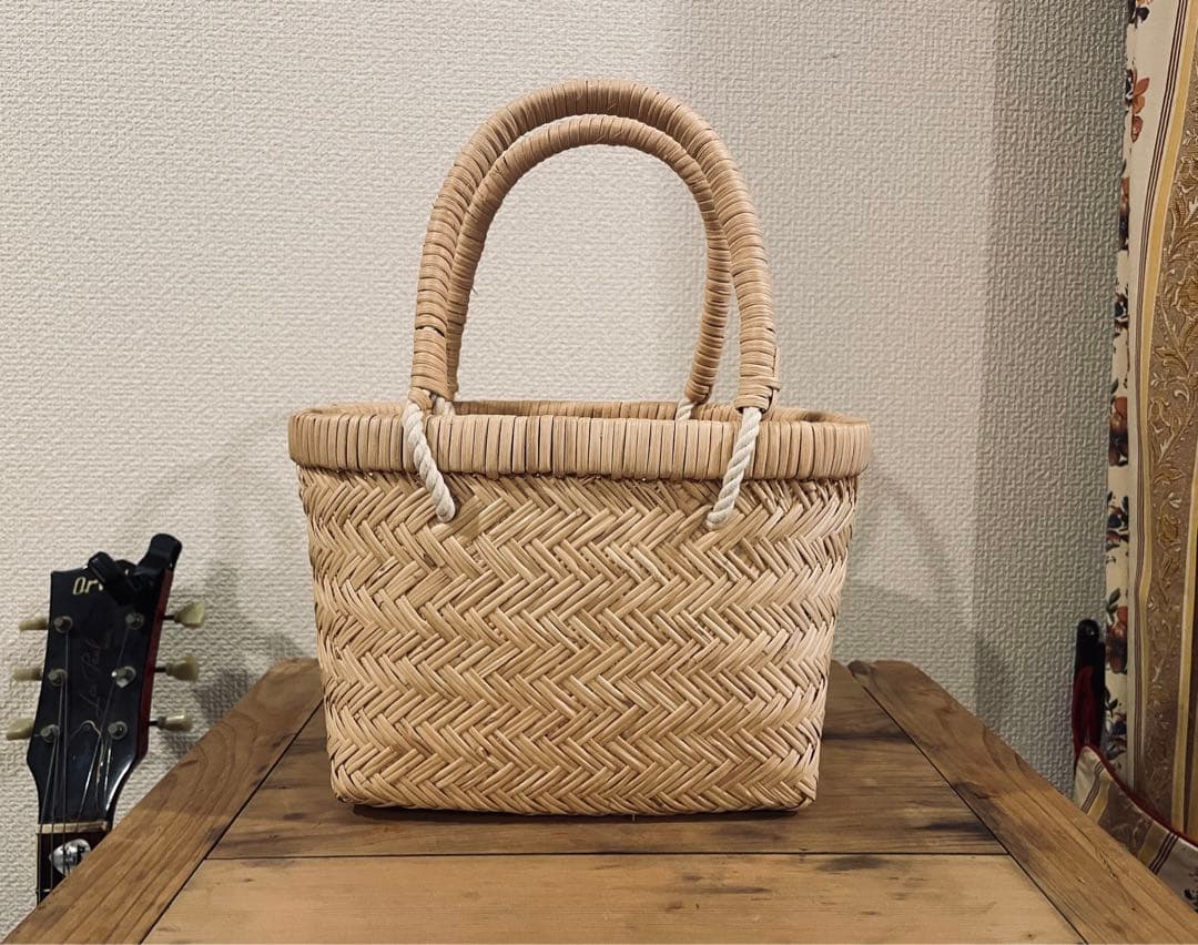 鳥越竹細工 かごバッグ