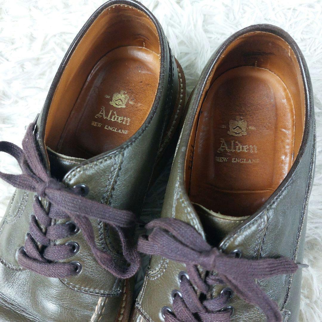 美品箱付 Alden トゥモローランド別注 レンジャーモック 革靴レザーシューズ