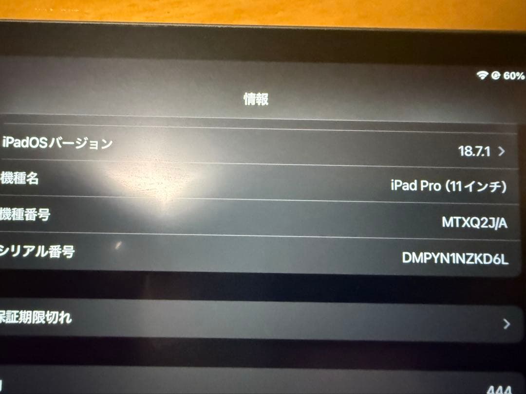 iPad Pro 第1世代 11インチ 256gb スペースグレイ