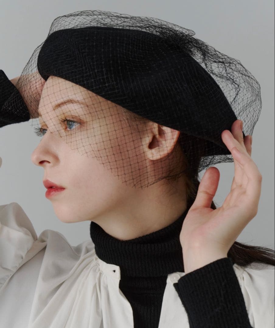 PERNA チュールベレー帽