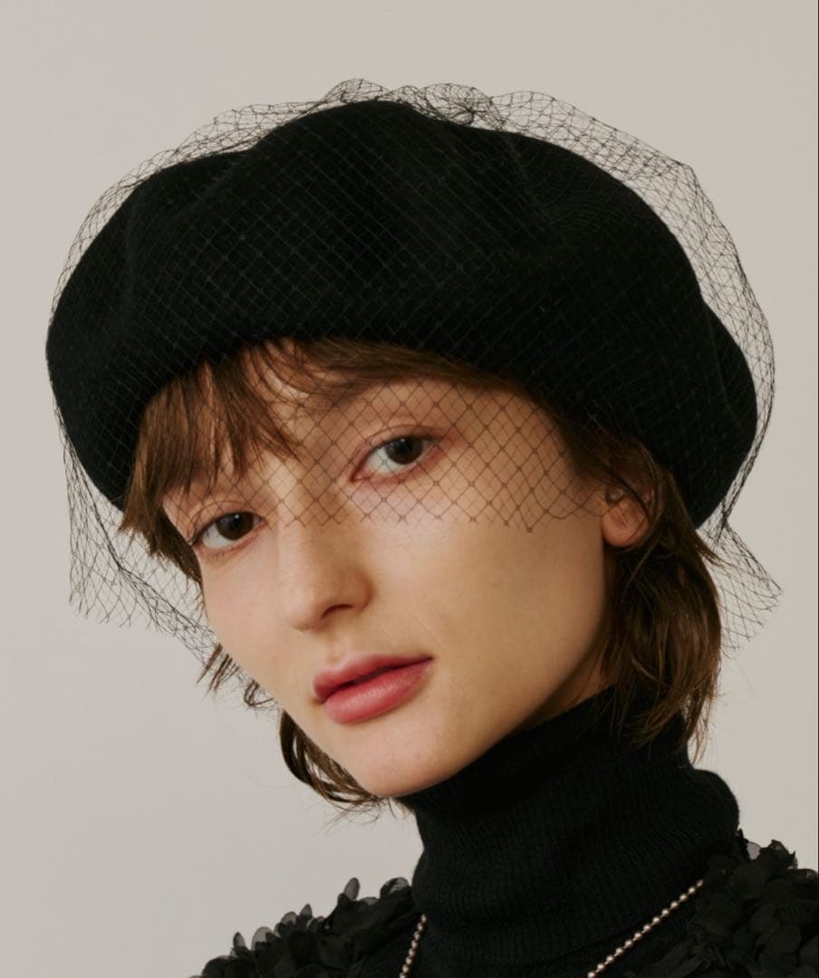 PERNA チュールベレー帽