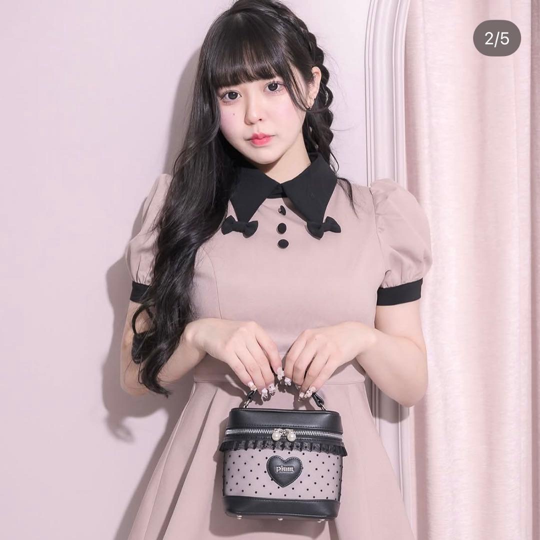 pium♡ハートドットチュールバニティ