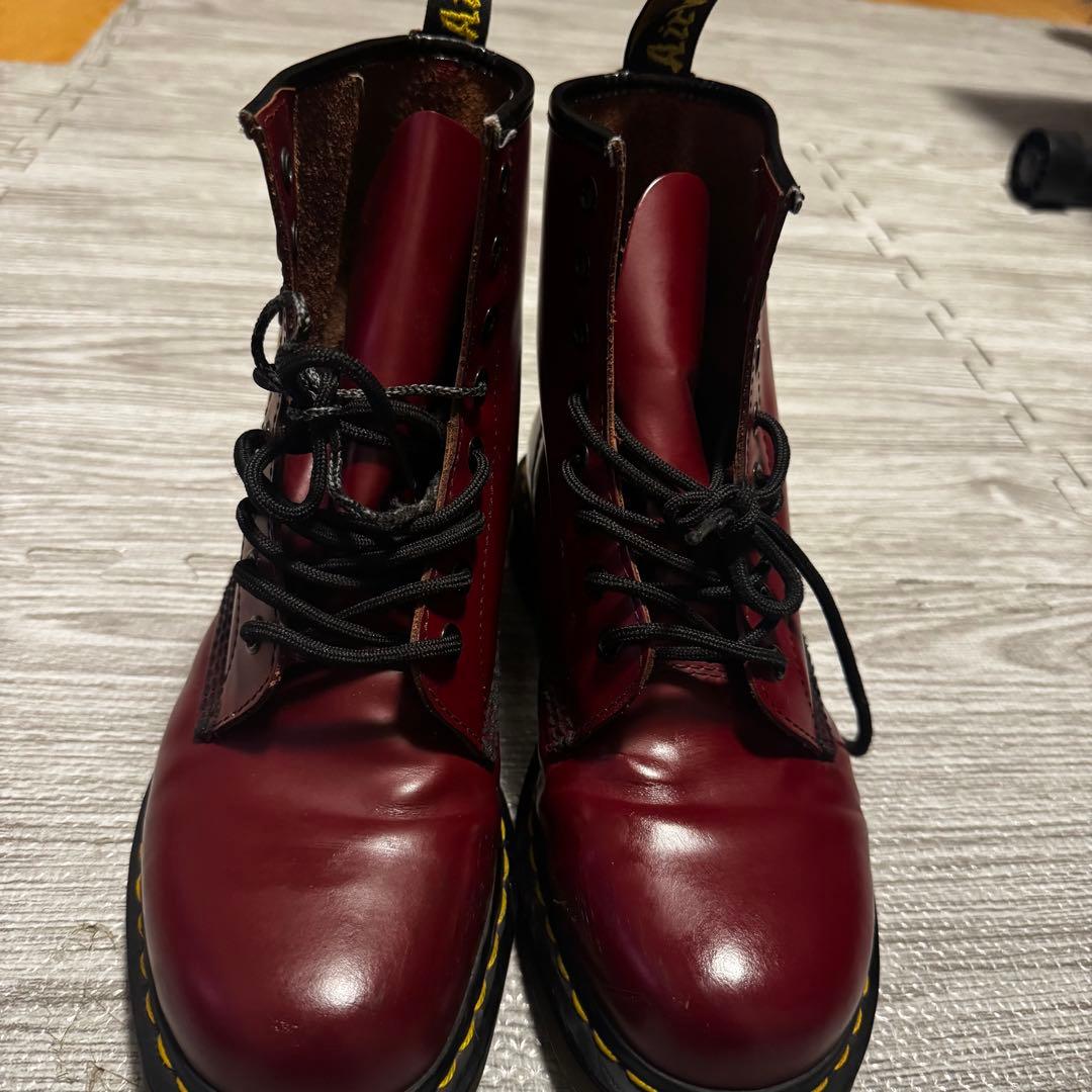 ドクターマーチン 8ホールブーツ チェリーレッド UK7