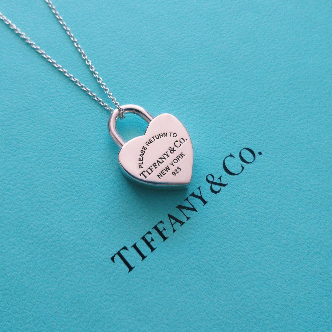リターン　トゥ　ティファニー　ハート　カデナ　ロック　ネックレス　シルバー