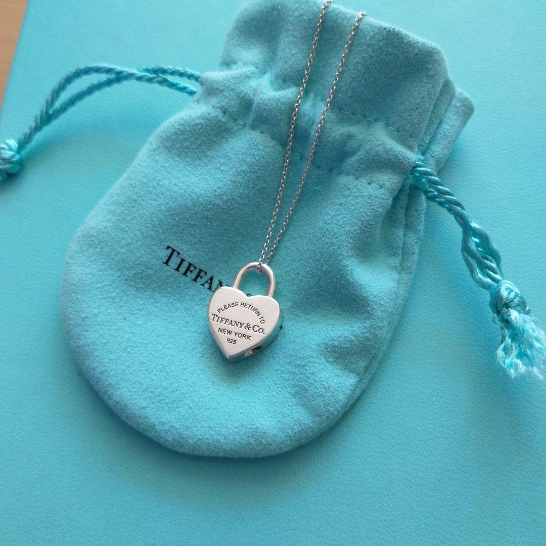 リターン　トゥ　ティファニー　ハート　カデナ　ロック　ネックレス　シルバー