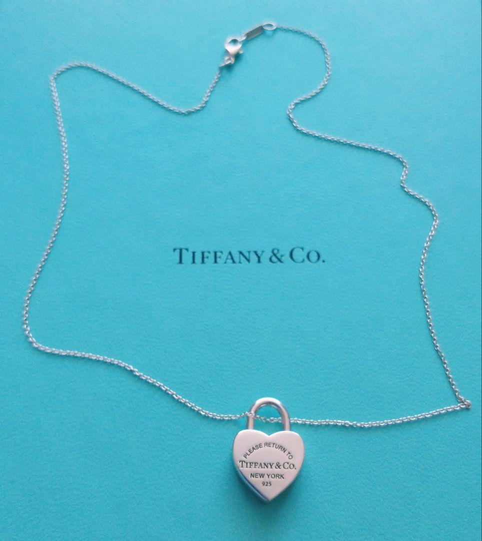 リターン　トゥ　ティファニー　ハート　カデナ　ロック　ネックレス　シルバー
