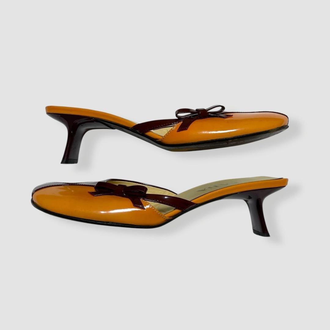 靴 Archive prada patent leather mules 36.5