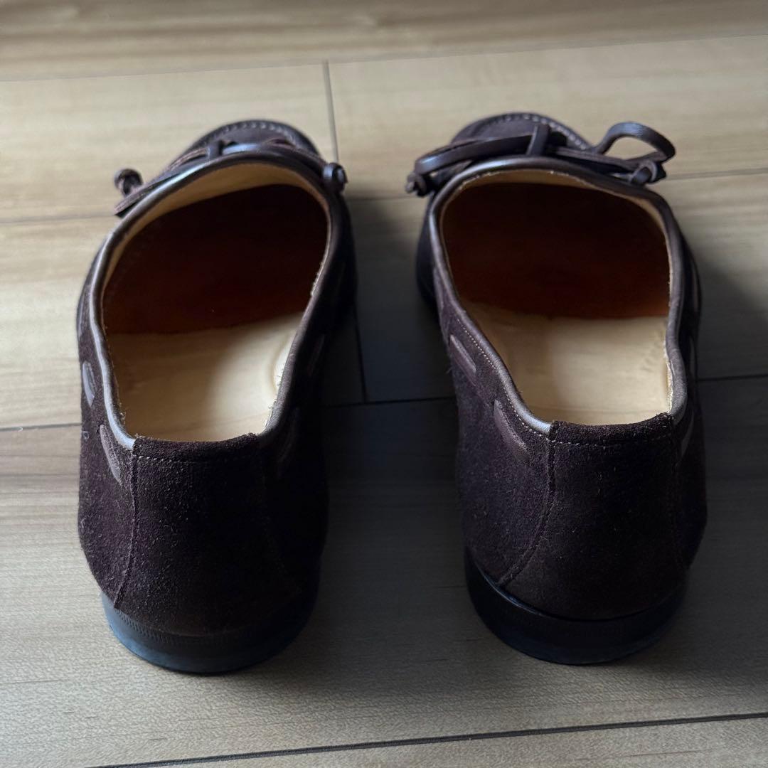 サントーニ モカシン ダークブラウン サイズ7