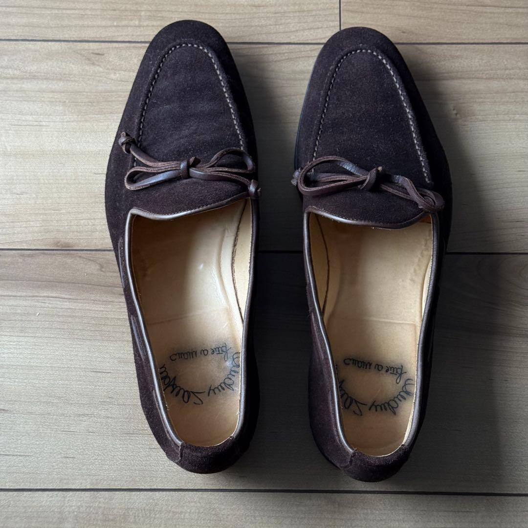 サントーニ モカシン ダークブラウン サイズ7