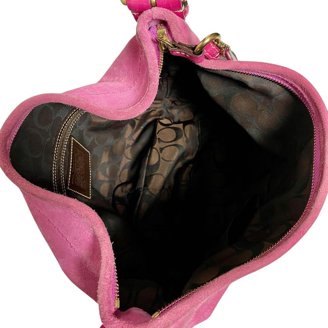 バッグ Coach Soho Shoulder Bag Suede Leather