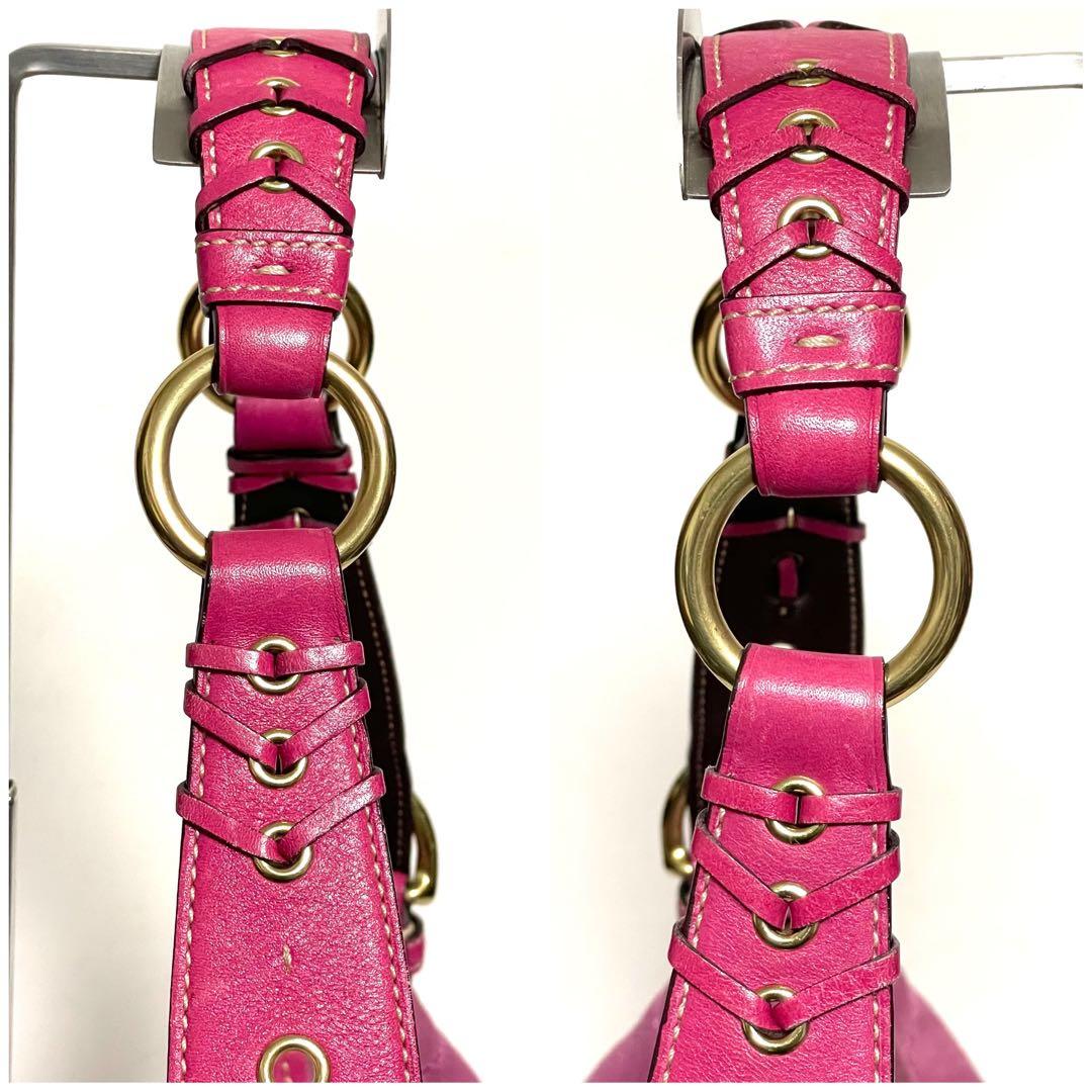 バッグ Coach Soho Shoulder Bag Suede Leather